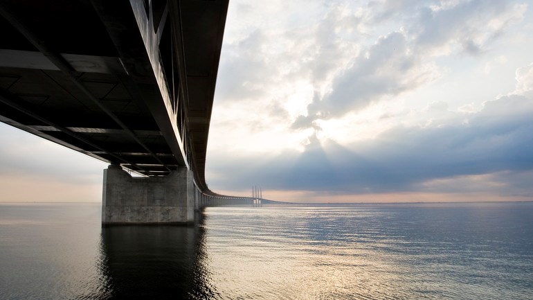 The Öresund bridge.